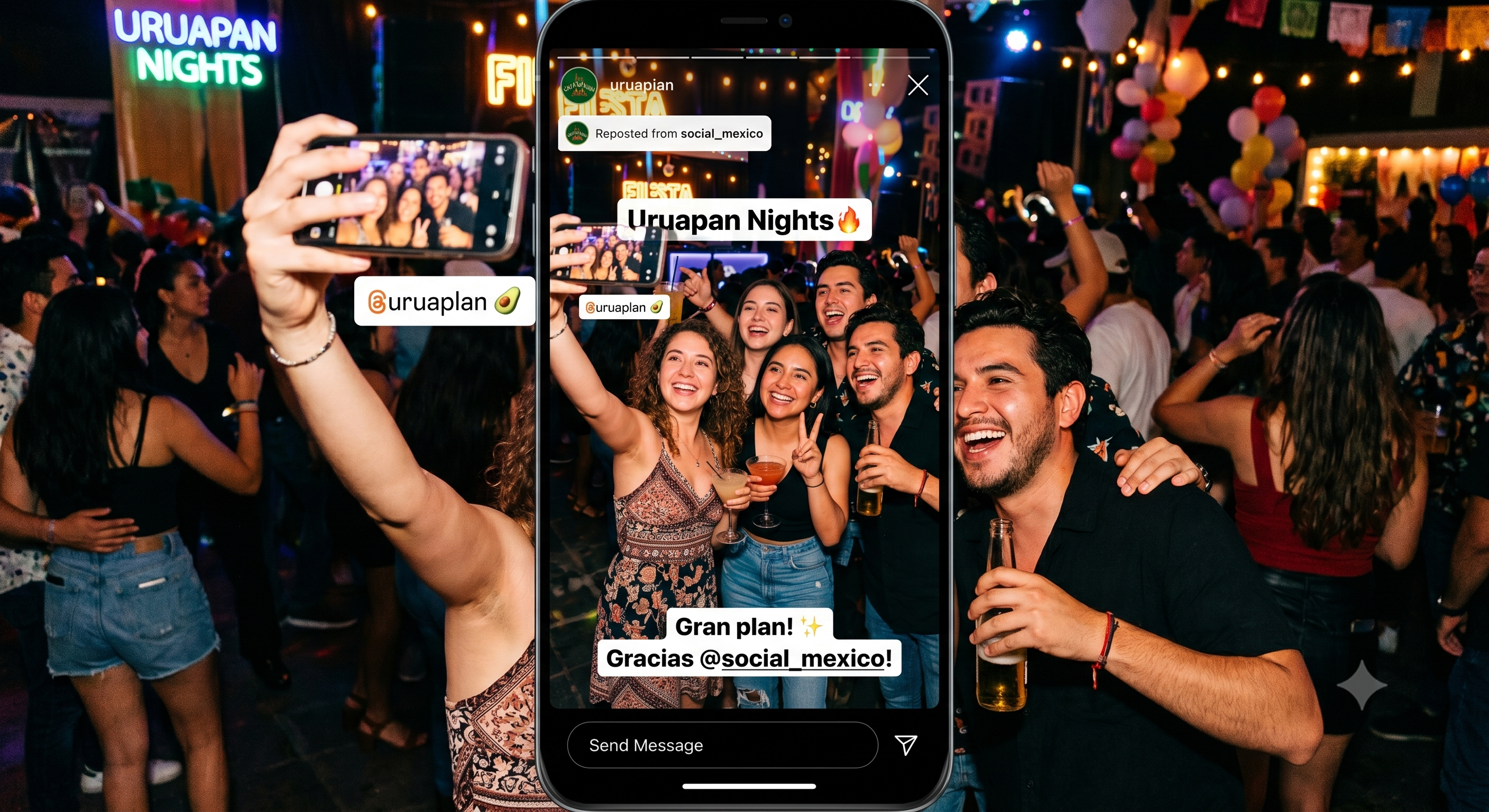 Historia de Instagram en evento de Uruaplan