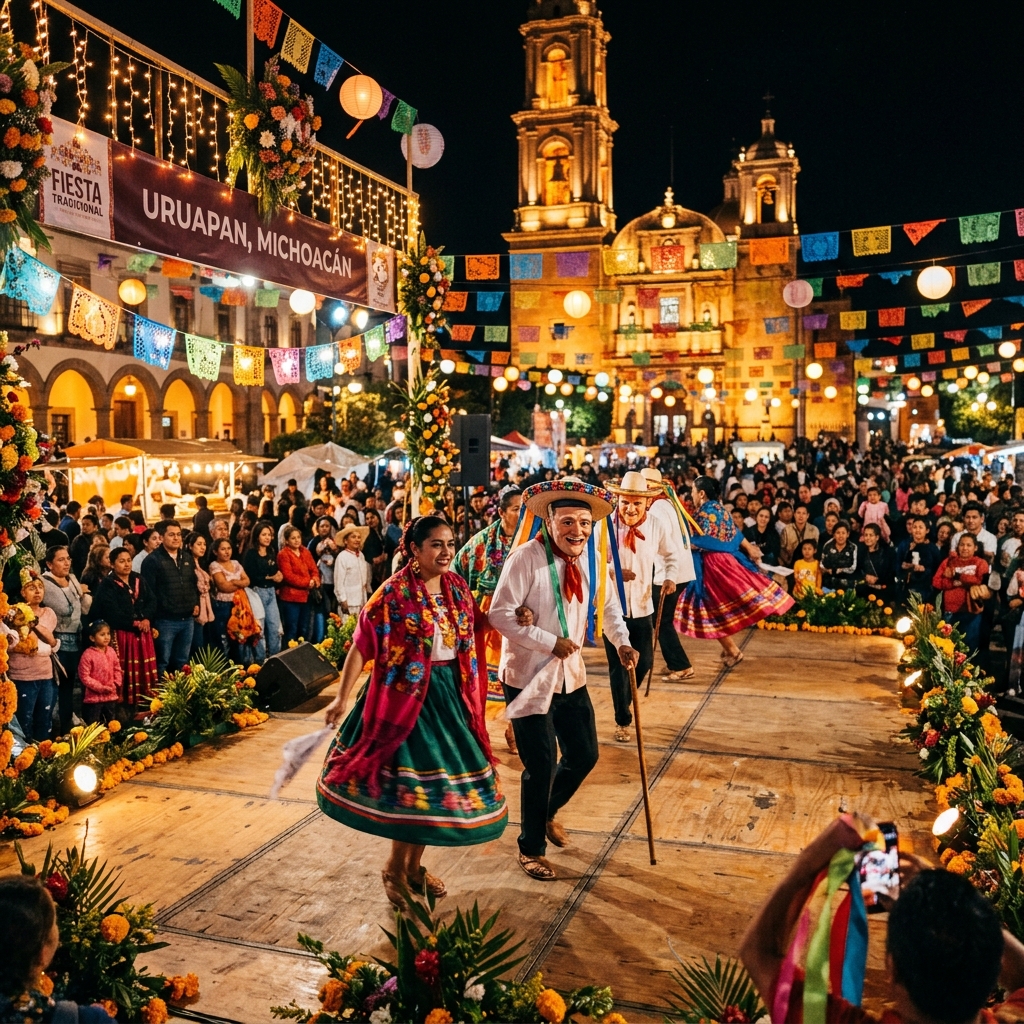 Festival cultural Uruapan Michoacán